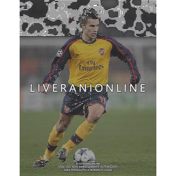 Roma - 11/03/2009 - Stadio Olimpico - Uefa Champions League 2008/2009 - Ottavi di finale ritorno - Roma Vs Arsenal - nella foto: Robin van PERSIE ph. Corradetti / ag. Aldo Liverani Sas