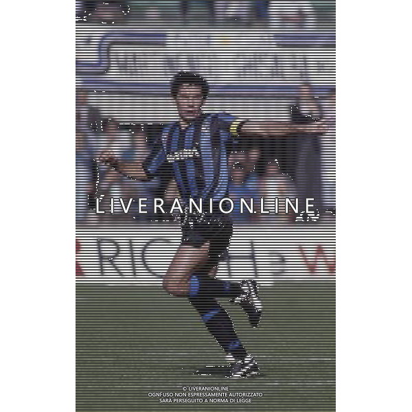 ARCHIVIO SPORT - CALCIO INTER CAMPIONE D\'ITALIA 1988/1989 ALLENATA DA GIOVANNI TRAPATTONI NELLA FOTO: GIUSEPPE BARESI PH.ARCHIVIO AGENZIA ALDO LIVERANI SAS 