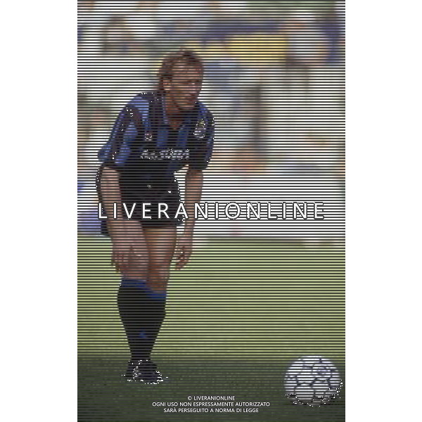 ARCHIVIO SPORT - CALCIO INTER CAMPIONE D\'ITALIA 1988/1989 ALLENATA DA GIOVANNI TRAPATTONI NELLA FOTO: ANDREAS BRHEME PH.ARCHIVIO AGENZIA ALDO LIVERANI SAS 