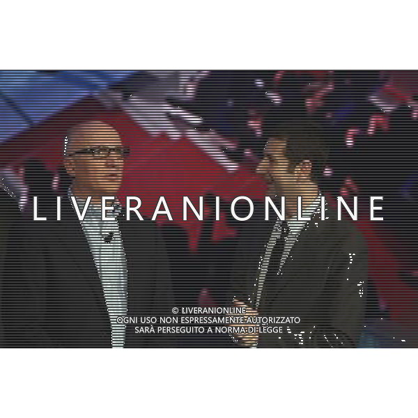 PAOLO HENDEL - FABIO FAZIO TRASMISSIONE TV: \' CHE TEMPO CHE FA\' FOTO ANTONIO SORANO - AG. ALDO LIVERANI SAS