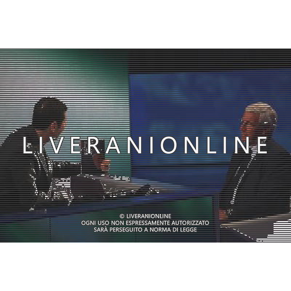 FABIO FAZIO - MARCELLO LIPPI TRASMISSIONE TV: \' CHE TEMPO CHE FA\' FOTO ANTONIO SORANO - AG. ALDO LIVERANI SAS