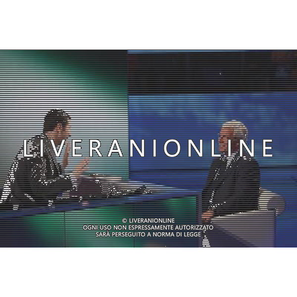 FABIO FAZIO - MARCELLO LIPPI TRASMISSIONE TV: \' CHE TEMPO CHE FA\' FOTO ANTONIO SORANO - AG. ALDO LIVERANI SAS