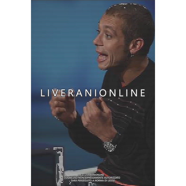 VALENTINO ROSSI TRASMISSIONE TV: \' CHE TEMPO CHE FA\' FOTO ANTONIO SORANO - AG. ALDO LIVERANI SAS