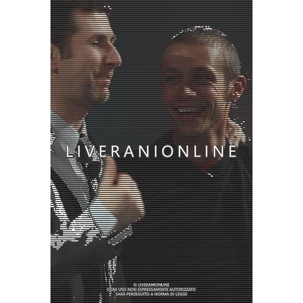 FABIO FAZIO - VALENTINO ROSSI TRASMISSIONE TV: \' CHE TEMPO CHE FA\' FOTO ANTONIO SORANO - AG. ALDO LIVERANI SAS