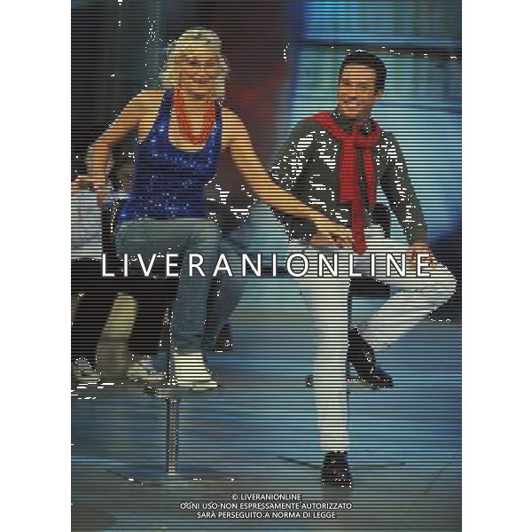 TRASMISSIONE TV: \' QUESTA DOMENICA\' NELLA FOTO: FEDERICA ROSATELLI - TOMMASO DE MOTTONI ( GRANDE FRATELLO 9) © MASSIMO BRUNI - AG. ALDO LIVERANI SAS