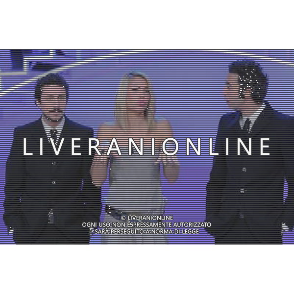 ilary blasi. luca \' paolo milano 13-3-2009 trasmissione tv le iene © AG. ALDO LIVERANI SAS