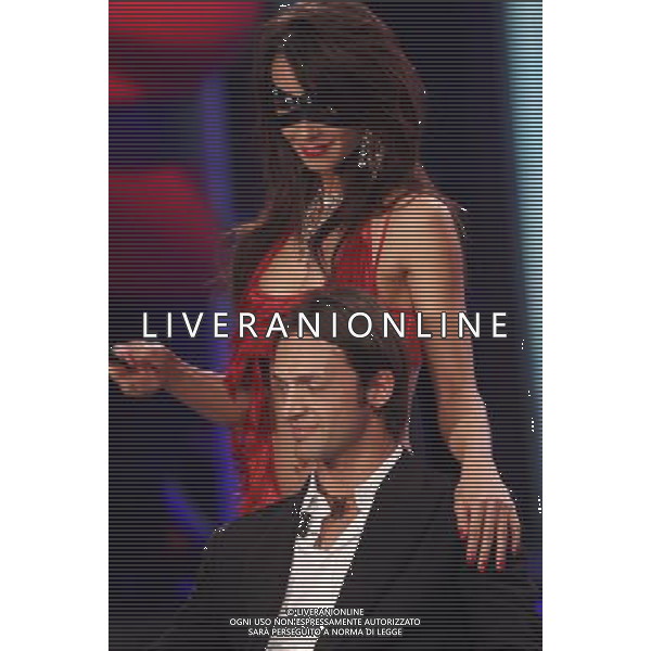 NICOLA LEGROTTAGLIE ( calciatore della Juventus e della Nazionale Italia) - DANAH MATTHEWS TRASMISSIONE TV: \' CHIAMBRETTI NIGHT\' © ANTONIO SORANO - AG. ALDO LIVERANI SAS