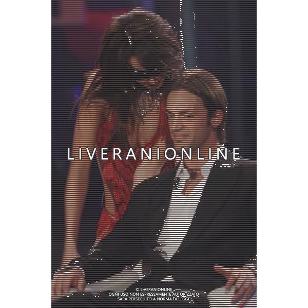 NICOLA LEGROTTAGLIE ( calciatore della Juventus e della Nazionale Italia) - DANAH MATTHEWS TRASMISSIONE TV: \' CHIAMBRETTI NIGHT\' © ANTONIO SORANO - AG. ALDO LIVERANI SAS