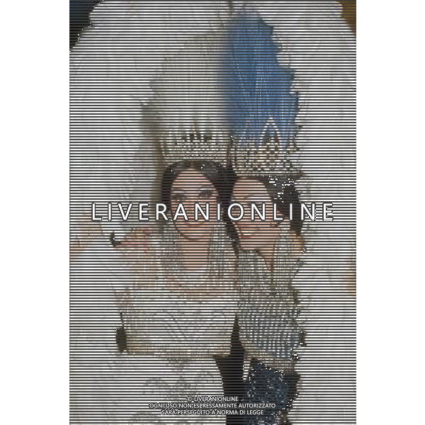 Isabella Biagini attrice - showgirl con Moira Orfei retrospettiva archivio Giovanni Liverani/Agenzia Aldo Liverani Sas 