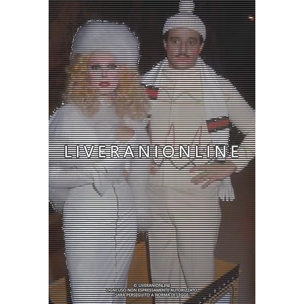 Isabella Biagini attrice - showgirl con Christian De Sica retrospettiva archivio Giovanni Liverani/Agenzia Aldo Liverani Sas 