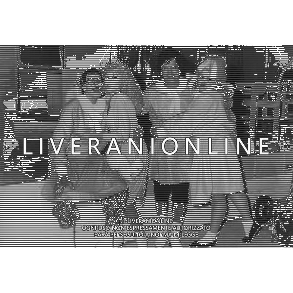 Isabella Biagini attrice - showgirl con Franco Franchi e Ciccio Ingrassia e Luciana Turina retrospettiva archivio Giovanni Liverani/Agenzia Aldo Liverani Sas 
