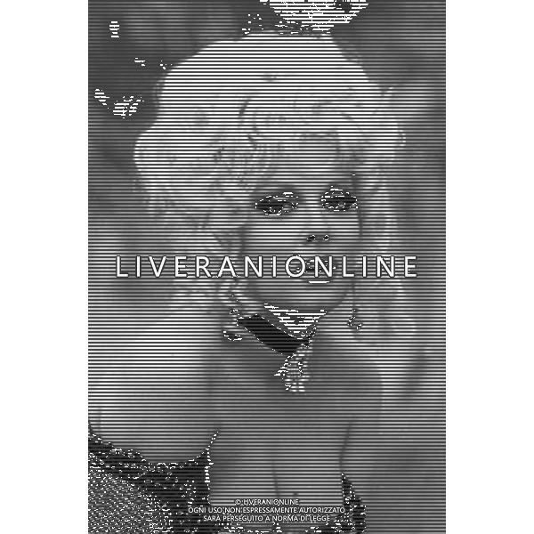 Isabella Biagini attrice - showgirl a Roma nel 1965 retrospettiva archivio Giovanni Liverani/Agenzia Aldo Liverani Sas 