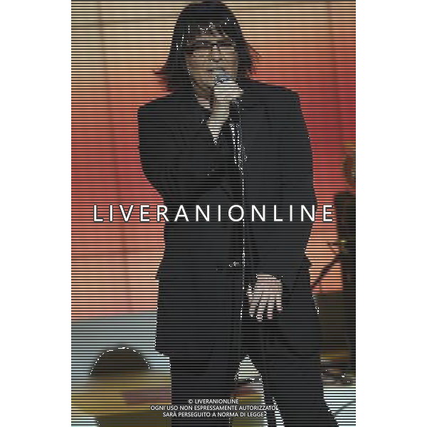 RENATO ZERO TRASMISSIONE TV: \' CHE TEMPO CHE FA\' FOTO ANTONIO SORANO - AG. ALDO LIVERANI SAS