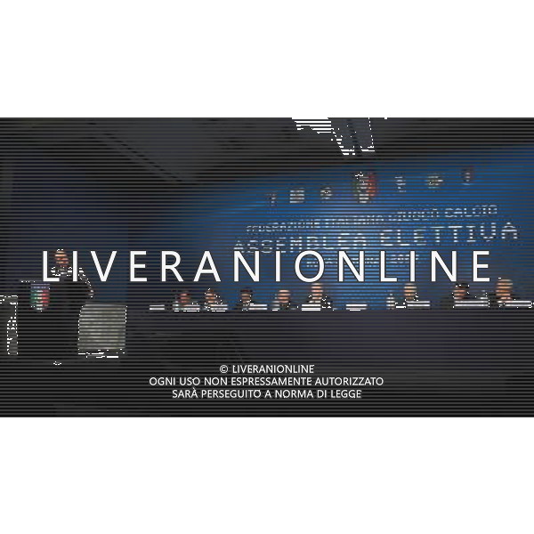 Roma - 23/03/2009 - Hotel Hilton Airport - Assemblea Generale Elettiva FIGC - nella foto: Giancarlo ABETE durante il suo intervento ph. Corradetti / ag. Aldo Liverani Sas