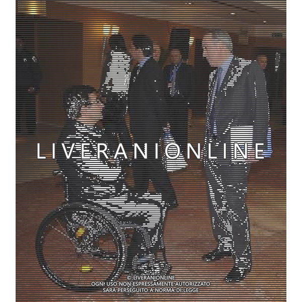 Roma - 23/03/2009 - Hotel Hilton Airport - Assemblea Generale Elettiva FIGC - nella foto: Giancarlo ABETE Luca PANCALLI ph. Corradetti / ag. Aldo Liverani Sas