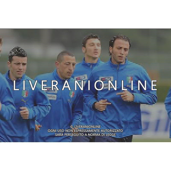 Raduno Nazionale Italiana a Coverciano Fiesole(FI) - 24.03.2009 Allenamento Nella Foto:PAZZINI GIAMPAOLO -PALOMBO ANGELO -DI NATALE ANTONIO /Ph.Vitez-Ag. Aldo Liverani