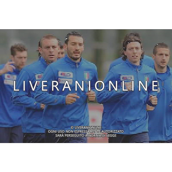 Raduno Nazionale Italiana a Coverciano Fiesole(FI) - 24.03.2009 Allenamento Nella Foto:MONTOLIVO RICCARDO -DE ROSSI DANIELE /Ph.Vitez-Ag. Aldo Liverani