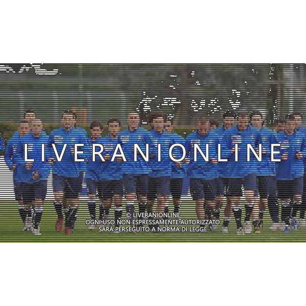 Raduno Nazionale Italiana a Coverciano Fiesole(FI) - 24.03.2009 Allenamento Nella Foto:GRUPPO /Ph.Vitez-Ag. Aldo Liverani