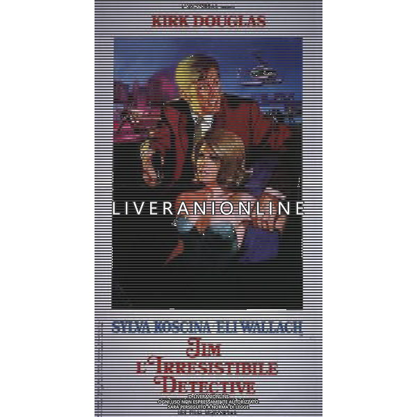 FILM\'JIM L\'IRRESISTIBILE DETECTIVE\' NELLA FOTO LOCANDINA AG ALDO LIVERANI