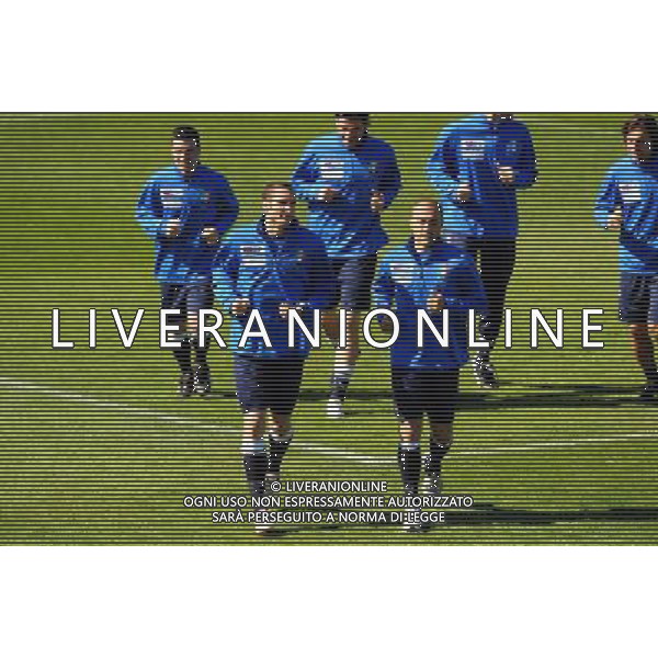 Raduno Nazionale Italiana a Coverciano Fiesole(FI) - 25.03.2009 Allenamento Nella Foto:CANNAVARO FABIO -CHIELLINI GIORGIO /Ph.Vitez-Ag. Aldo Liverani