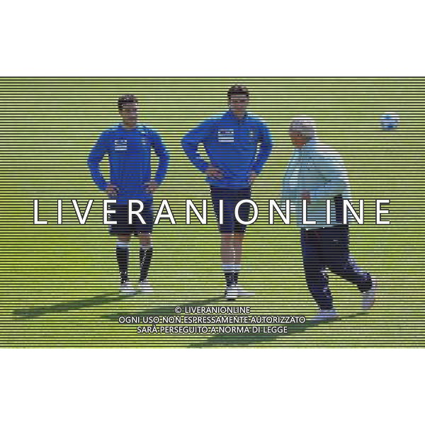 Raduno Nazionale Italiana a Coverciano Fiesole(FI) - 25.03.2009 Allenamento Nella Foto:MARCELLO LIPPI-QUAGLIARELLA FABIO -IAQUINTA VINCENZO /Ph.Vitez-Ag. Aldo Liverani