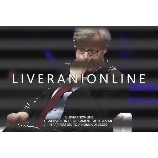 VITTORIO SGARBI TRASMISSIONE TV: \' CHIAMBRETTI NIGHT\' © ANTONIO SORANO - AG. ALDO LIVERANI SAS
