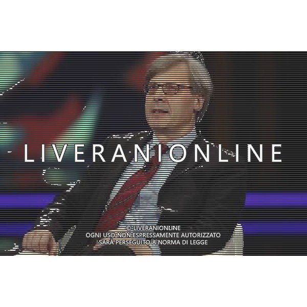 VITTORIO SGARBI TRASMISSIONE TV: \' CHIAMBRETTI NIGHT\' © ANTONIO SORANO - AG. ALDO LIVERANI SAS