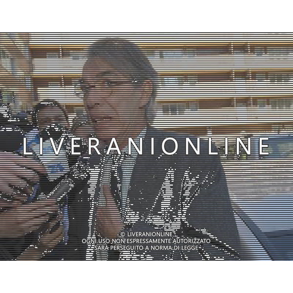 26/03/2009 MILANO CONSIGLIO LEGA CALCIO RIUNIONE DELLA SERIE A TIM NELLA FOTO: MASSIMO MORATTI PRESIDENTE DELL\'INTER PH.ROMANO/ag ALDO LIVERANI sas