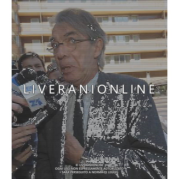 26/03/2009 MILANO CONSIGLIO LEGA CALCIO RIUNIONE DELLA SERIE A TIM NELLA FOTO: MASSIMO MORATTI PRESIDENTE DELL\'INTER PH.ROMANO/ag ALDO LIVERANI sas