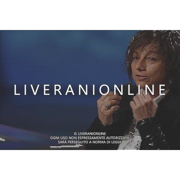 GIANNA NANNINI TRASMISSIONE TV: \' CHE TEMPO CHE FA\' FOTO ANTONIO SORANO - AG.ALDO LIVERANI SAS