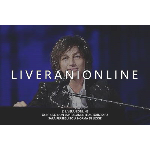 GIANNA NANNINI TRASMISSIONE TV: \' CHE TEMPO CHE FA\' FOTO ANTONIO SORANO - AG.ALDO LIVERANI SAS