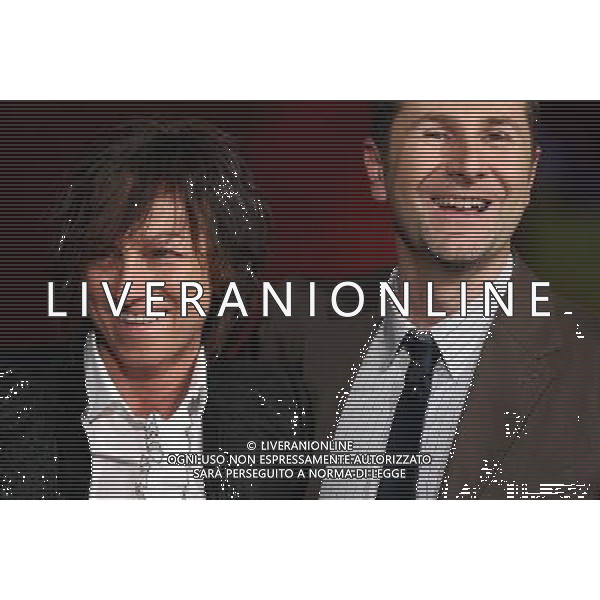 GIANNA NANNINI - FABIO FAZIO TRASMISSIONE TV: \' CHE TEMPO CHE FA\' FOTO ANTONIO SORANO - AG.ALDO LIVERANI SAS