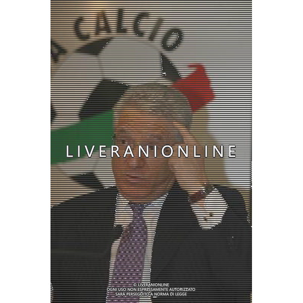 MILANO 31/03/2009 LEGA CALCIO ASSEMBLEA STRAORDINARIA SERIE B ASSEMBLEA GENERALE E ORDINARIA SERIE A E SERIE B CALCIO SPORT NELLA FOTO: ANTONIO MATARRESE PH.AGENZIA ALDO LIVERANI SAS