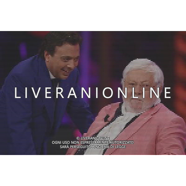 PIERO CHIAMBRETTI - PAOLO VILLAGGIO TRASMISSIONE TV: \' CHIAMBRETTI NIGHT\' © ANTONIO SORANO - AG. ALDO LIVERANI SAS