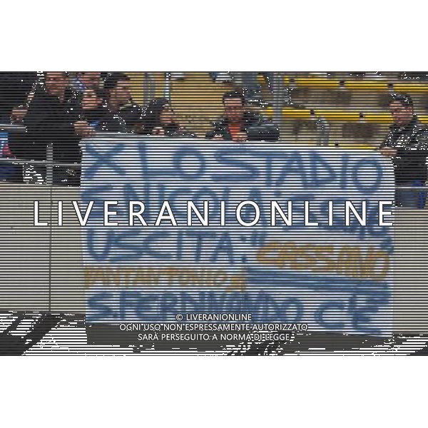 Qualificazioni ai Mondiali Sud Africa 2010 Gruppo 8 Bari - 01.04.2009 Italia-Eire Repubblica d\'Irlanda Nella Foto: STRISCIONI DEI TIFOSI PER CASSANO /Ph.Vitez-Ag. Aldo Liverani