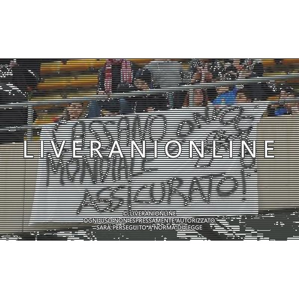 Qualificazioni ai Mondiali Sud Africa 2010 Gruppo 8 Bari - 01.04.2009 Italia-Eire Repubblica d\'Irlanda Nella Foto: STRISCIONI DEI TIFOSI PER CASSANO /Ph.Vitez-Ag. Aldo Liverani