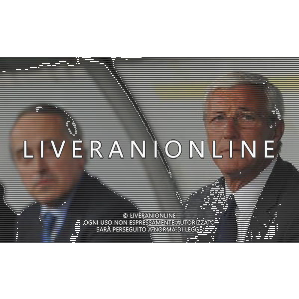 Qualificazioni ai Mondiali Sud Africa 2010 Gruppo 8 Bari - 01.04.2009 Italia-Eire Repubblica d\'Irlanda Nella Foto: MARCELLO LIPPI E ABETE GIANCARLO /Ph.Vitez-Ag. Aldo Liverani
