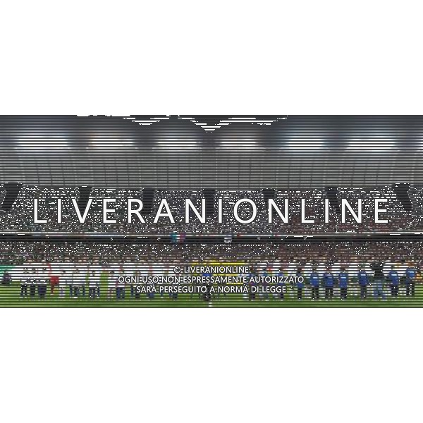 Qualificazioni ai Mondiali Sud Africa 2010 Gruppo 8 Bari - 01.04.2009 Italia-Eire Repubblica d\'Irlanda Nella Foto:LE DUE FORMAZIONI SCHIERATE NEL PREPARTITA /Ph.Vitez-Ag. Aldo Liverani