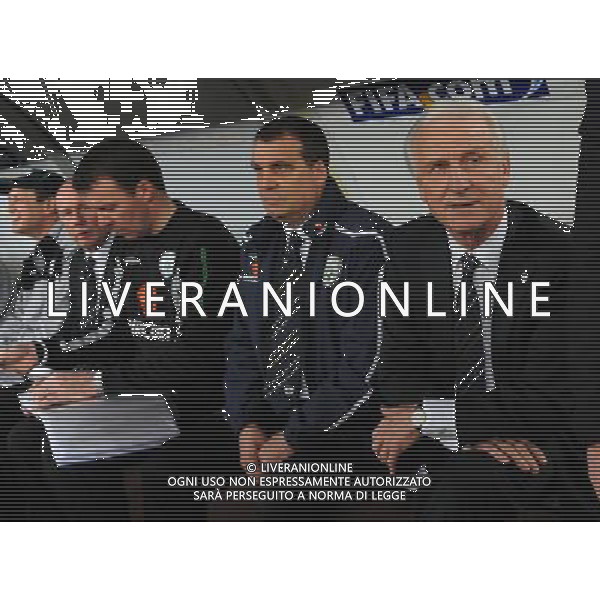 Qualificazioni ai Mondiali Sud Africa 2010 Gruppo 8 Bari - 01.04.2009 Italia-Eire Repubblica d\'Irlanda Nella Foto: GIOVANNI TRAPATTONI E MARCO TARDELLI /Ph.Vitez-Ag. Aldo Liverani