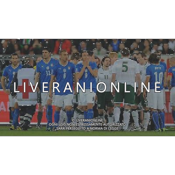 Qualificazioni ai Mondiali Sud Africa 2010 Gruppo 8 Bari - 01.04.2009 Italia-Eire Repubblica d\'Irlanda Nella Foto: ESPULSIONE DI GIAMPAOLO PAZZINI /Ph.Vitez-Ag. Aldo Liverani