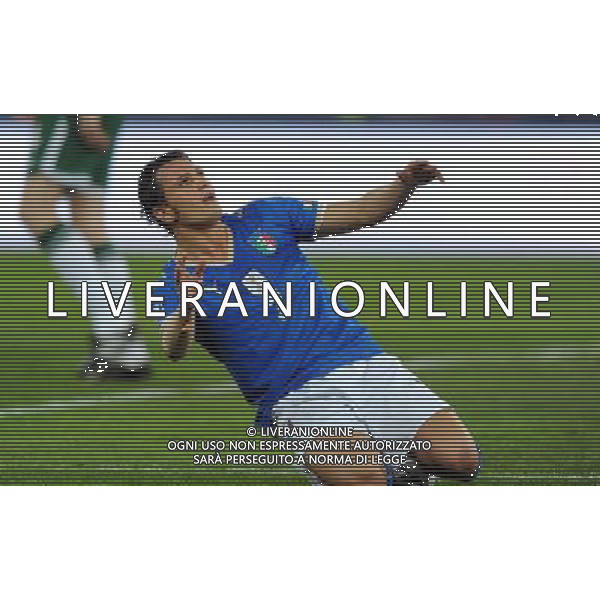 Qualificazioni ai Mondiali Sud Africa 2010 Gruppo 8 Bari - 01.04.2009 Italia-Eire Repubblica d\'Irlanda Nella Foto: SIMONE PEPE SI DISPERA DOPO IL GOL SBAGLIATO /Ph.Vitez-Ag. Aldo Liverani