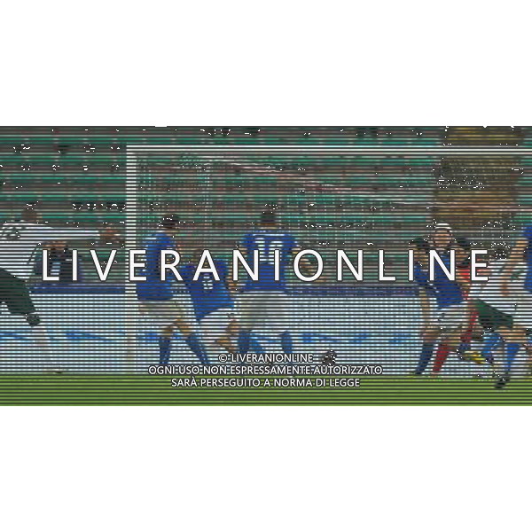 Qualificazioni ai Mondiali Sud Africa 2010 Gruppo 8 Bari - 01.04.2009 Italia-Eire Repubblica d\'Irlanda Nella Foto: DOSSENA SALVA IL RISULTATO SULLA LINEA A FINE PARTITA /Ph.Vitez-Ag. Aldo Liverani