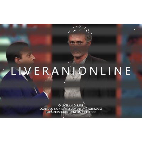 PIERO CHIAMBRETTI - JOSE\' MOURINHO TRASMISSIONE TV: \' CHIAMBRETTI NIGHT\' © ANTONIO SORANO - AG. ALDO LIVERANI SAS