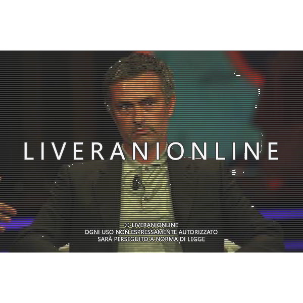 JOSE\' MOURINHO TRASMISSIONE TV: \' CHIAMBRETTI NIGHT\' © ANTONIO SORANO - AG. ALDO LIVERANI SAS