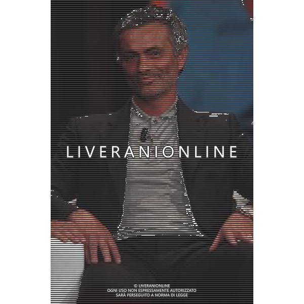 JOSE\' MOURINHO TRASMISSIONE TV: \' CHIAMBRETTI NIGHT\' © ANTONIO SORANO - AG. ALDO LIVERANI SAS