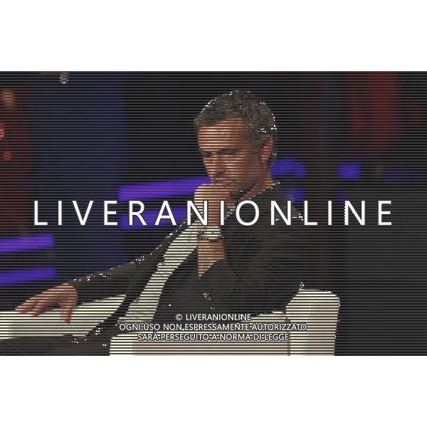 JOSE\' MOURINHO TRASMISSIONE TV: \' CHIAMBRETTI NIGHT\' © ANTONIO SORANO - AG. ALDO LIVERANI SAS