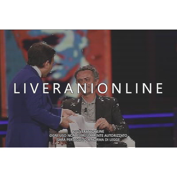PIERO CHIAMBRETTI - JOSE\' MOURINHO TRASMISSIONE TV: \' CHIAMBRETTI NIGHT\' © ANTONIO SORANO - AG. ALDO LIVERANI SAS
