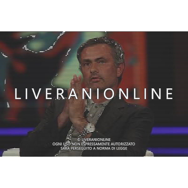 JOSE\' MOURINHO TRASMISSIONE TV: \' CHIAMBRETTI NIGHT\' © ANTONIO SORANO - AG. ALDO LIVERANI SAS