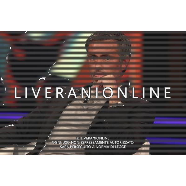 JOSE\' MOURINHO TRASMISSIONE TV: \' CHIAMBRETTI NIGHT\' © ANTONIO SORANO - AG. ALDO LIVERANI SAS