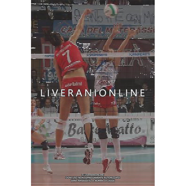 Foppapedretti Bergamo - Scavolini Pesaro Volley Pallavolo Femminile 11a Giornata di ritorno 01/04/2009 nella foto katarzyna skowronska in schiacciata ph Pasinetti/Ag. Aldo Liverani Sas